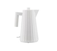 Alessi Plissé MDL06 W/UK - Electric Kettle in Thermoplastic Resin, English Plug 2400W, 170 cl, White