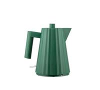 Alessi Plissé MDL061GRUK, Design Electric Kettle in Thermoplastic Resin, English Plug, 2400 W, 100 reen