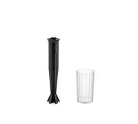 Alessi Plissé MDL10 B/Uk - Hand Blender In Thermoplastic Resin, Black. Measuring Jug In Thermoplastic Resin (Pctg). English Plug. 500W