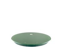 Alessi Plissé MDL16 GR - Design Digital Kitchen Scales Hanging with Wall Mount, Made of Thermoplastic Resin and Tempered Glass, Rechargeable Battery, Green