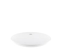 Alessi Plissé MDL16 W - Design Digital Kitchen Scales Hanging with Wall Mount, Made of Thermoplastic Resin and Tempered Glass, Rechargeable Battery, White