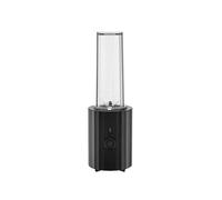 Alessi Plissé MDL17 B/UK - Design Personal Blender, in Thermoplastic Resin, Container and Small Chopper in PCGT, English Plug 380 W, 55 cl, Black