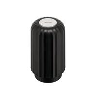 Alessi Plissé MDL20 B, Capsule Emptyer, Compatible with Nespresso and Vertuo Machines, in Thermoplastic Resin, Diameter 8.3 cm, Black