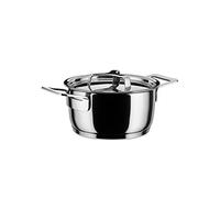 Alessi Pots&Pans Casserole, Stainless Steel, 16 cm (AJM101/16), Silver