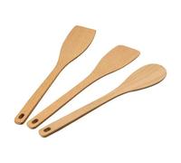 Alessi Pots and Pans AJM27SET - Wooden spoon, skimmer and spatula set, 1 set (3 pieces), Silver