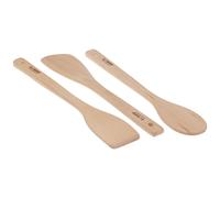 Alessi Pots Pans Set of Wooden Spoons Silver -