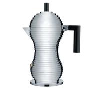 Alessi - Pulcina Espresso Coffee Maker - 6 Cup - Red MDL02/6 B BLACK