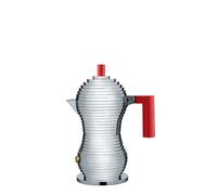 Alessi - Pulcina Espresso Coffee Maker - 6 Cup - Red MDL02/6 R