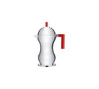 Alessi Pulcina Espresso Coffee Maker 6 Cups red