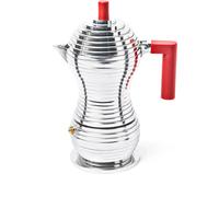 Alessi Pulcina geometric espresso pot - Silver OS