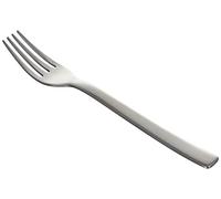 Alessi Dessert Fork in 18/10 Stainless Steel Mirror Polished, Silver, 17 x 18.8 x 5 cm