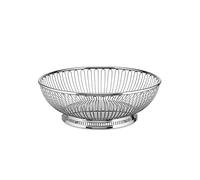 Alessi Round Wire Basket, 24 cm, (826/24), Silver
