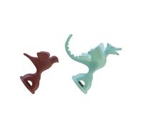 Alessi Set of 2 Bird & Dragon Shape Kettle Whistles MGWHS2 Michael Graves