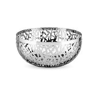 Alessi Stainless Steel Cactus Decorated Fruit Bowl - Mirror Polished 21 cm Silver
