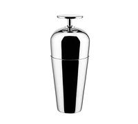 Alessi The Tending Box GIA26 - Parisienne Design Cocktail Shaker, with One Lower and One Upper Glass with Knob, in 18/10 Stainless Steel, 50 cl