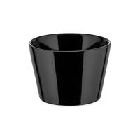 Alessi Tonale | DC03/78 B - Set of 4 Stoneware Ceramic Cups, Black