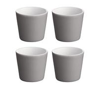Alessi Tonale Mocha Cup, Dark Grey, Set of 4