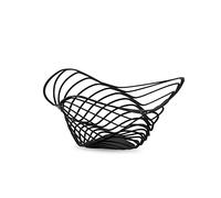 Alessi Trinity ACO04 / 12 B - Design Citrus Fruit Holder, Colored Steel with Epoxy Resin, Black