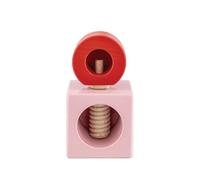 Alessi Pink and Red Twergi Beach-wood Nutcracker 11cm X 6cm 1 Size