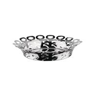 Alessi Vimini BM21/25, Perforated Design Basket, in 18/10 Stainless Steel, Diameter 27 cm, Steel