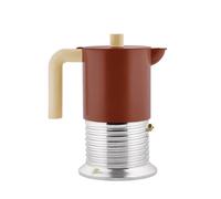 Alessi Vite PM01/6 BR Moka pot, 6 cups - Brown