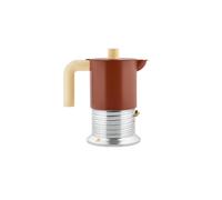 Alessi Vite PM01/3 BR Moka pot, 3 cups - Brown