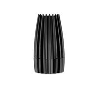 Alessi WAL03 B Grind Salt, Pepper and Spice Grinder - Aluminium Casting, Black