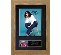 ALESSIA CARA Signed Autograph Mounted Photo Reproduction PRINT A4 Rare Perfect Birthday Christmas Present (297 x 210mm) #747 (Oak Veneer Frame)