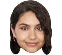 Alessia Cara (Smile) Celebrity Mask, Flat Card Face, Fancy Dress Mask