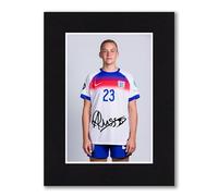 Alessia Russo - England Lionesses Euro 2025 Champions Signed 8x6 Inch Mounted Photo Print With Pre Printed Signatures That Would Make A Great Gift For Any Fan And Is Ready To Be Framed.