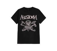 Alestorm - Skull - T-Shirt - black - S - 100% Cotton S
