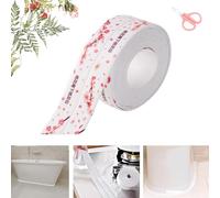 Aletavern Magic Peel & Stick Selfadhe Sive Caulk Tape Strip, Bathroom Sealant Tape, Toilet Sealant Strip Around Toilet, For Bathroom, Bathtub, Floor Wall Edge (A,1PC)