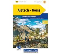 Aletsch / Lötschental-Goms: 25 (Hiking maps of Switzerland)