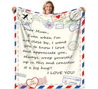 Aleture Mum Birthday Gifts, Mum Gifts from Daughter Son, Unique Present for Mummy Soft Cute Blanket, Gifts For Mum Mummy on Mother Day Birthday Christmas Anniversary 60"x50"