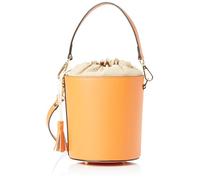 aleva Women Bucket aus Leder Shoulder Bag, Orange, One Size