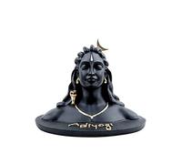 Alevan Art Adiyogi Shiva Statue for Car Dashboard, Pooja & Gift, Mahadev Murti Idol, Shankara for Home & Office Decor (Small)