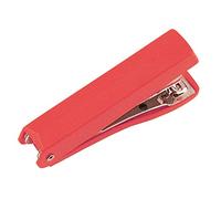 Alevar Mini Plastic Stapler, Size 9 x 4 cm, Mount Point 10, Red