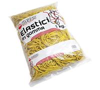 Alevar Rubber Bands for Office, Yellow, Diameter 20 mm, Pack of 1 kg