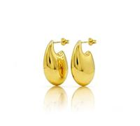 ALEX 14K Gold Knot Stud Earrings for Sensitive Ears - Hypoallergenic Twisted Minimalist Fine Jewellery, Classic Elegant Gifts (BES-14-2)