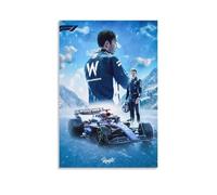 Alex Albon Racing Driver Poster F1 Poster Art Poster Canvas Painting Decor Wall Print Photo Home Modern Decorative Posters 12x18inch(30x45cm)