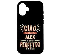 Alex Alessandro Idea Regalo Personalizzata Nome Divertente Case for iPhone 16