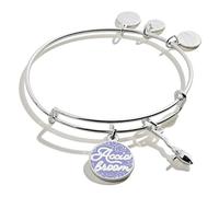 Alex and Ani Collaborations Harry Potter Duo Charms Expandable Bangle for Women, Shiny Finish, 2 to 3.5 in, One Size, Non-Precious Metal