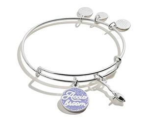 Alex and Ani Collaborations Harry Potter Duo Charms Expandable Bangle for Women, Shiny Finish, 2 to 3.5 in, One Size, Non-Precious Metal