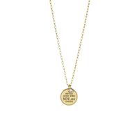 Alex and Ani Dr. Seuss™, Never Hide Who You Are Inside Duo Charm Adjustable Necklace, Shiny Gold Finish, Gold Charm