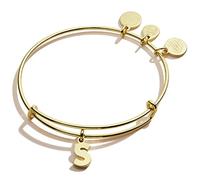 Alex and Ani Initial S III Bangle Bracelet, One Size, Non-Precious Metal