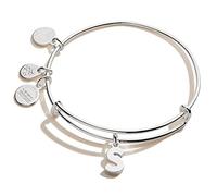 Alex and Ani Initial S III Bangle Bracelet, One Size, Non-Precious Metal,