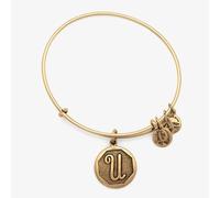ALEX AND ANI Initial 'U' Charm Bangle A13EB14UG