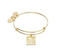 Alex and Ani Love Pave Paw Print Bracelet Gold One Size, One Size, no gemstone