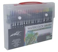 Alex Bog Deluxe Brush Marker Pen Set, Multi-Colour