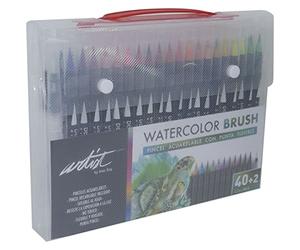 Alex Bog Deluxe Brush Marker Pen Set, Multi-Colour